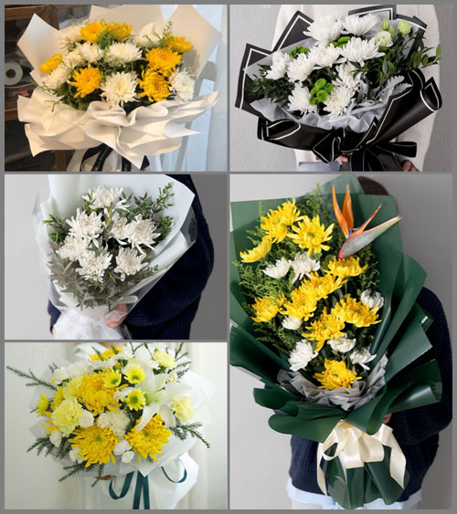 广东梅州市五华县安流镇福龙村白事花束代送